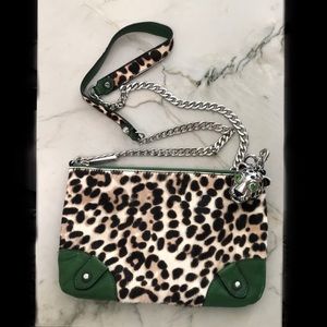 VINTAGE LEOPARD PRINT JUICY COUTURE CROSSBODY